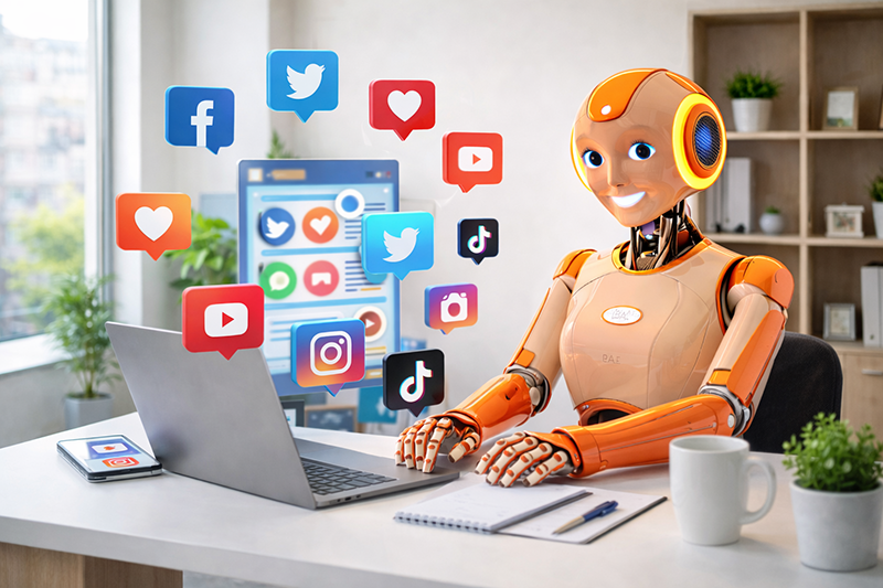 vendedoria contestando redes